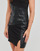 Vêtements Femme Robes courtes Only ONLMARIANNE FAUX LEATHER MIX DRESS OTW Noir