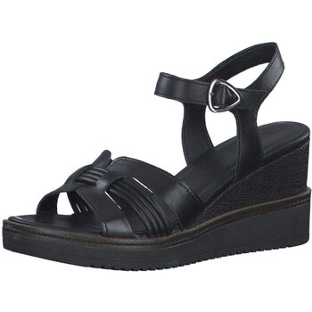Chaussures Femme Sandales et Nu-pieds Tamaris Sandale Compensée Noir Noir