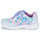 Chaussures Fille Baskets basses Skechers GLIMMER KICKS Argenté / Rose / LED