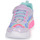 Chaussures Fille Baskets basses Skechers FLUTTER HEART LIGHTS Argenté / Rose / LED