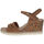 Chaussures Femme Sandales et Nu-pieds Caprice Sandale Talon Camel Marron