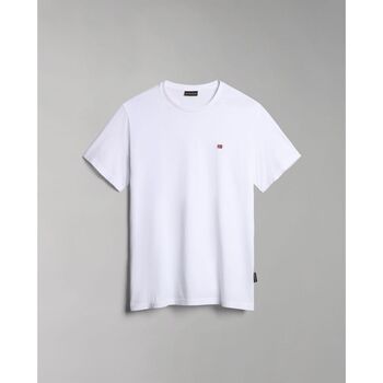 Vêtements Homme T-shirts & Polos Napapijri SALIS SS SUM NP0A4H8D-002 BRIGHT WHITE Blanc