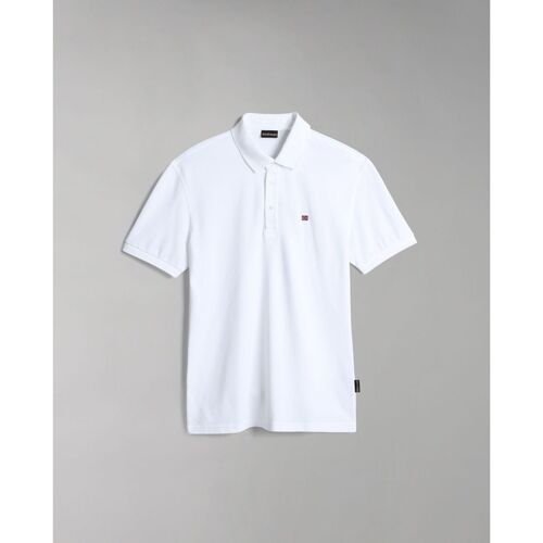 Vêtements Homme T-shirts & Polos Napapijri EOLANOS 3 NP0A4GB3.-002 BRIGHT WHITE Blanc