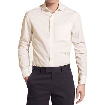 Vêtements Homme Chemises manches longues Kebello Chemise en coton  H Beige