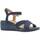 Chaussures Femme Sandales et Nu-pieds Geox D ISCHIA CORDA C Bleu