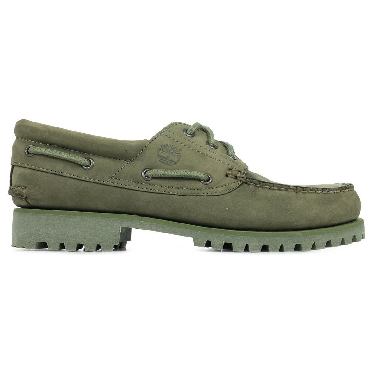 Chaussures Homme Chaussures bateau Timberland Authentics 3 Eye Classic Vert