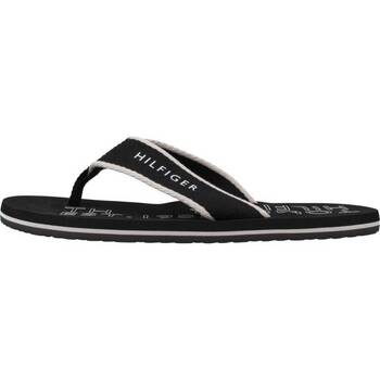 Chaussures Homme Tongs Tommy Hilfiger SPORTY HILFIGER BEACH SA Noir