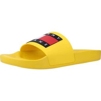 Chaussures Homme Tongs Tommy Jeans POOL SLIDE ESS Jaune