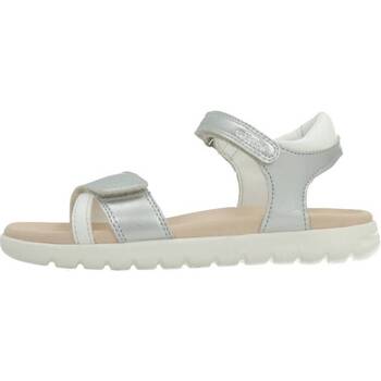 Chaussures Fille Fruit Of The Loo Geox J SANDAL SOLEIMA GIR Argenté