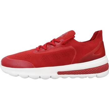 Chaussures Homme Baskets mode Geox U SPHERICA ACTIF A Rouge