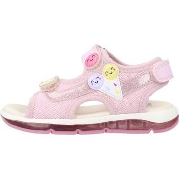 Chaussures Fille Type de fermeture Geox B SANDAL TODO GIRL A Rose