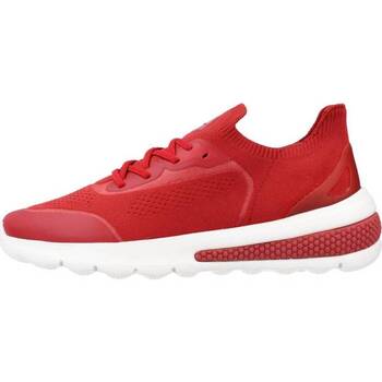 Chaussures Baskets mode Geox D SPHERICA ACTIF A Rouge