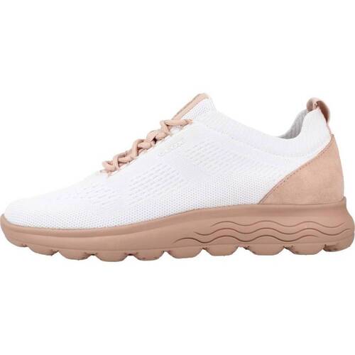 Chaussures Baskets mode Geox D SPHERICA A Blanc