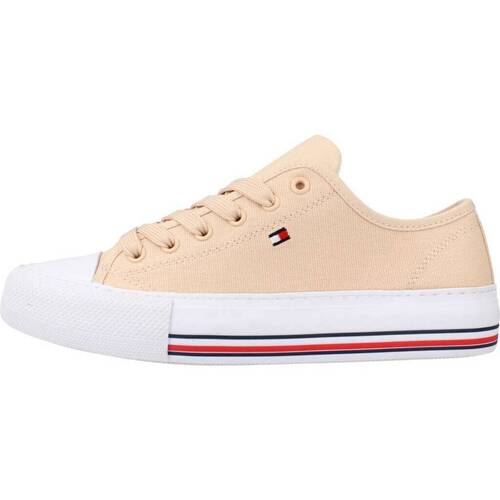 Chaussures Fille Baskets basses Tommy Hilfiger LACE UP Beige