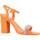 Chaussures Femme Longueur des jambes 23799M Orange