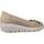 Chaussures Femme Ballerines / babies Stonefly PLUME 12 NAPPA LTH Beige
