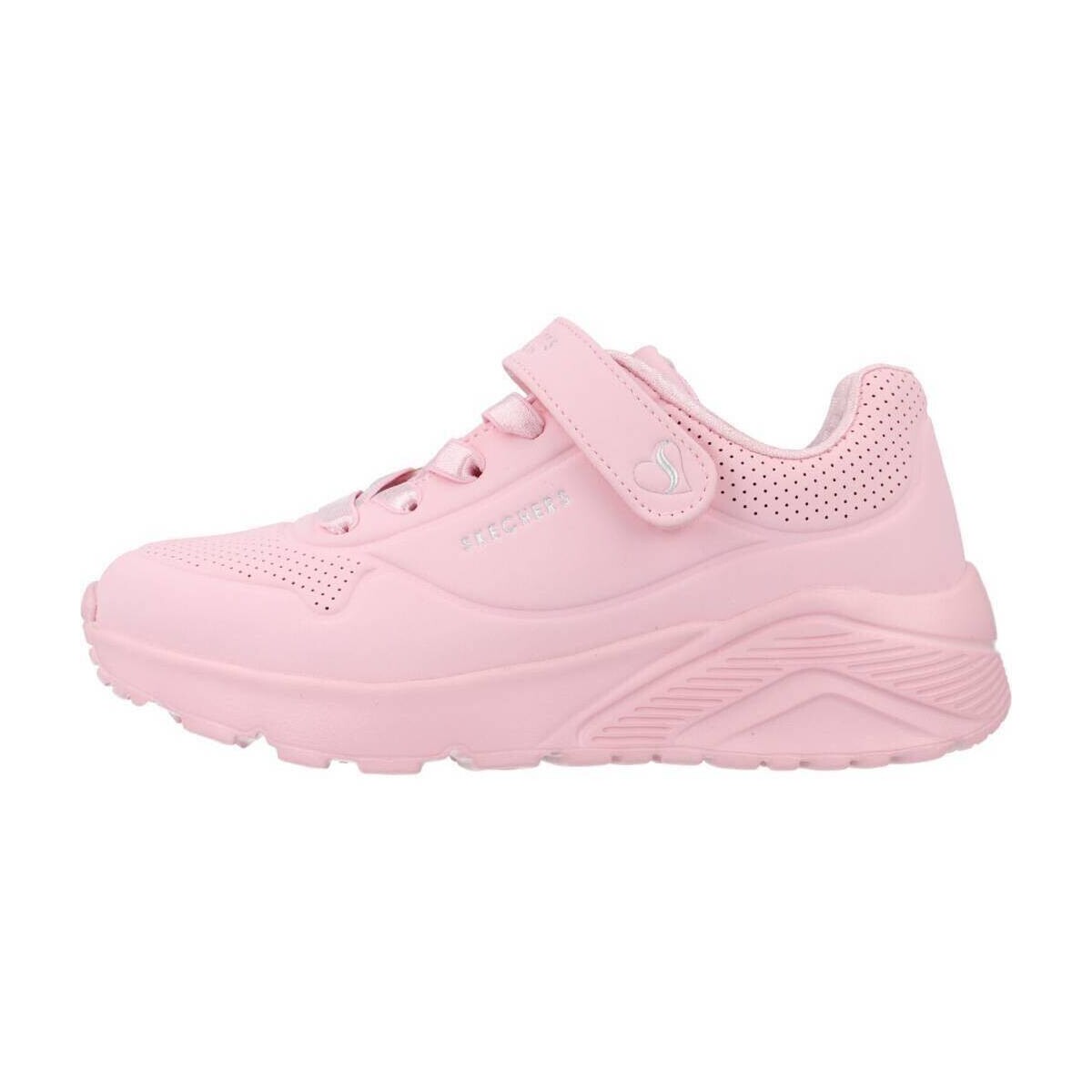 Chaussures Fille Baskets basses Skechers UNO LITE Rose