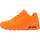 Chaussures Femme Baskets mode Skechers UNO Orange