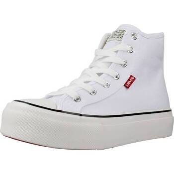 Chaussures Fille Baskets basses Levi's HIGH BALL MID Blanc