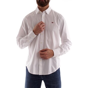 Vêtements Homme Chemises manches longues Napapijri NP0A4H1E Blanc