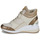 Chaussures Femme Baskets montantes MICHAEL Michael Kors GENTRY HIGH TOP Beige / Doré