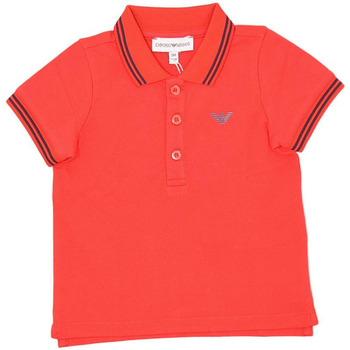 Vêtements Garçon T-shirts & Polos Emporio Armani sole Rouge