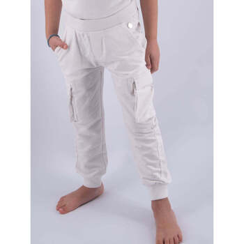Vêtements Garçon Pantalons de survêtement Hero  Blanc