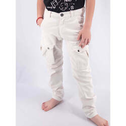 Vêtements Garçon Pantalons Hero  Blanc