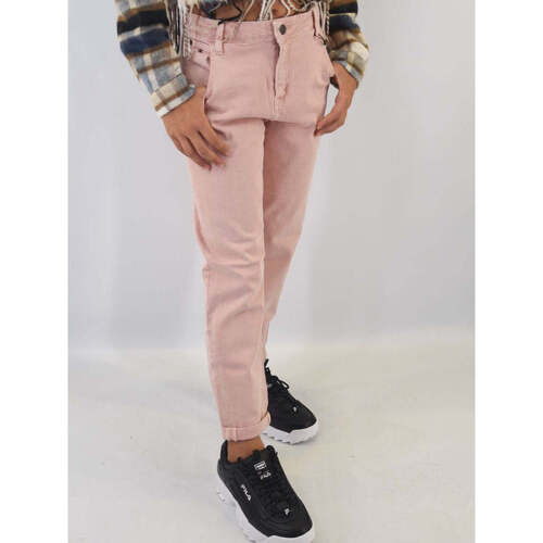 Vêtements Enfant Pantalons brown high-waisted shorts  Rose