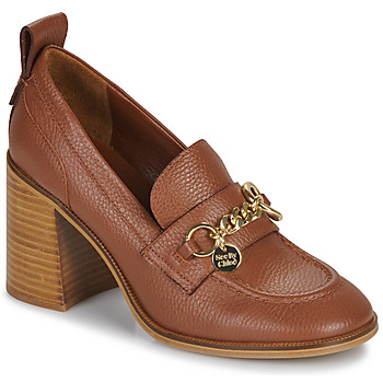 Chaussures Femme Mocassins See by Chloé ARYEL Cognac
