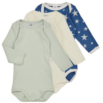 Vêtements Fille Pyjamas / Chemises de nuit Petit Bateau BODY US ML VINTSTAR PACK X3 Multicolore