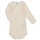 Vêtements Enfant Pyjamas / Chemises de nuit Petit Bateau BODY US ML CUR DE BEURRE PACK X3 Blanc