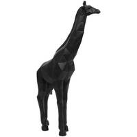 Maison & Déco Statuettes et figurines La Chaise Longue Statue Girafe origami noir 40 cm Multicolore