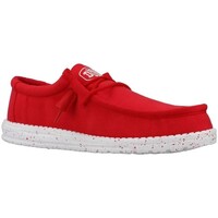 Chaussures Homme Baskets basses Hey Dude WALLY SLUB Rouge