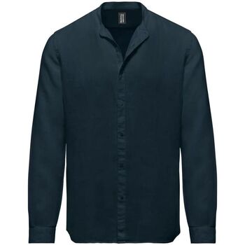 Vêtements Homme Chemises manches longues Bomboogie SM6401 T LI2-20 NAVY BLUE Bleu