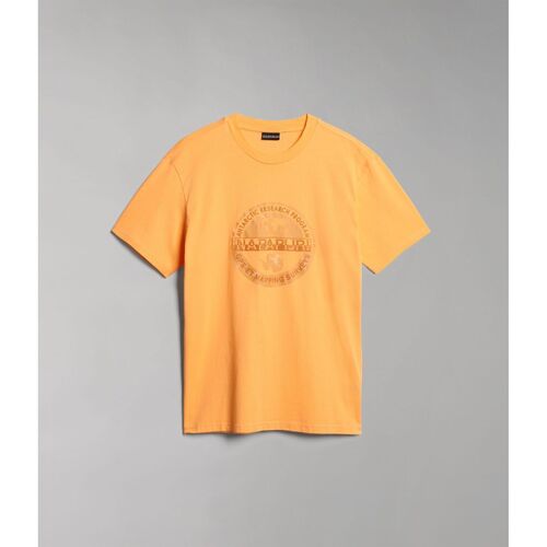 Vêtements Homme T-shirts & Polos Napapijri S-BOLLO NP0A4H9K-A57 ORANGE MOCK Orange