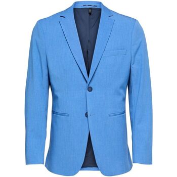 Vêtements Homme Vestes Selected 16088563 SLIM-LIAM-BRIGHT COBALT Bleu