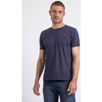 Vêtements T-shirts & Polos Ritchie T-shirt col rond NAKOTOC Bleu marine