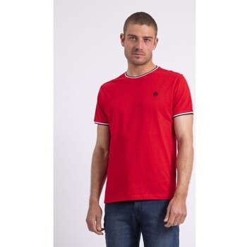 Vêtements T-shirts & Polos Ritchie T-shirt col rond pur coton NILOTIN Rouge