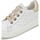 Chaussures Fille Baskets montantes Naturino Baskets en cuir HASSELT 2 ZIP. Blanc