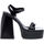 Chaussures Femme Sandales et Nu-pieds D.Franklin Sandales / nu-pieds Femme Noir Noir
