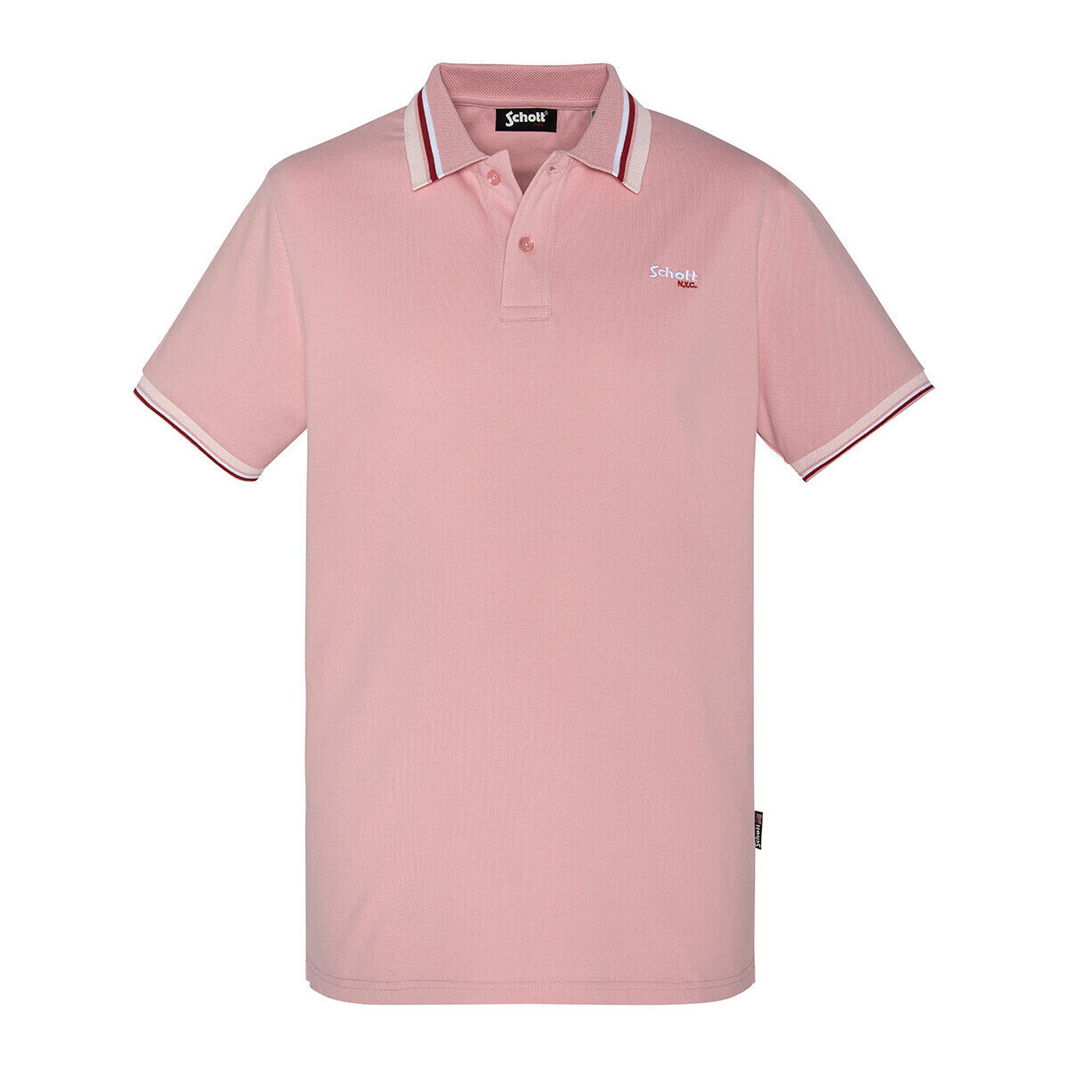 Vêtements Homme T-shirts & Polos Schott COTES RAYES Rose