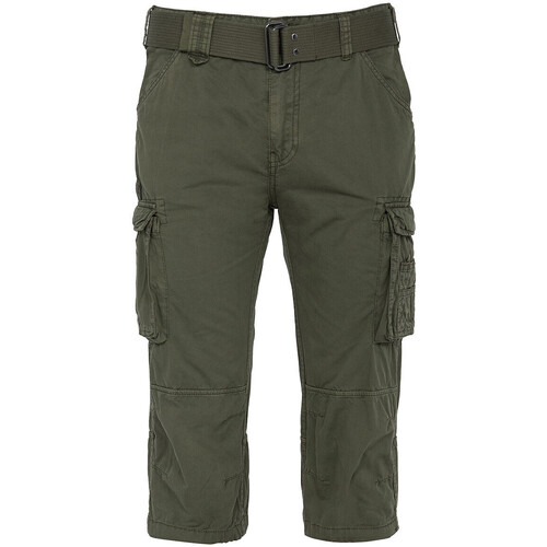 Vêtements Homme Pantalons Schott ARMY CEINTURE Vert