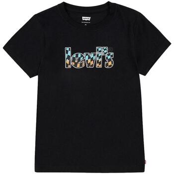 Vêtements Garçon T-shirts manches courtes Levi's  Noir