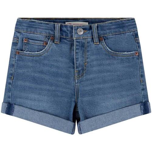 Vêtements Fille Look Shorts / Bermudas Levi's  Bleu