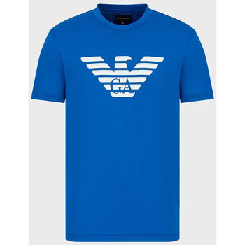 Vêtements Homme T-shirts & Polos Emporio Armani  Bleu