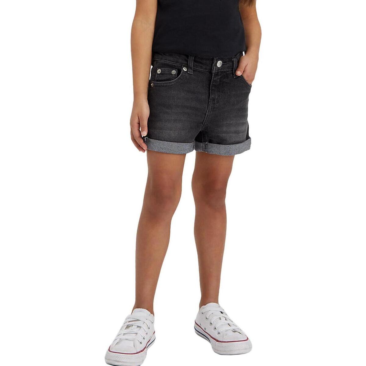 Vêtements Fille Shorts / Bermudas Levi's  Noir
