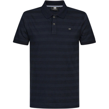 Vêtements Homme Bottega Veneta Black Cotton Polo Shirt t-shirt Petrol Industries Polo Rayures Marine Bleu