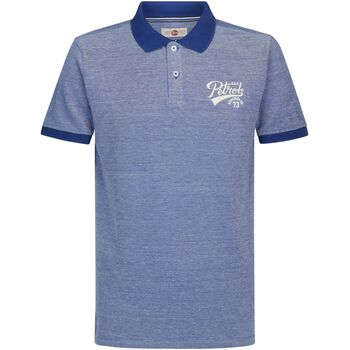 Vêtements Homme T-shirts & Polos Petrol Industries Polo Mélangé Bleu Cobalt Bleu
