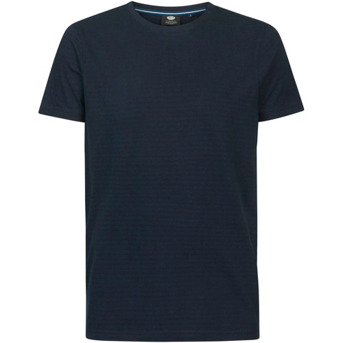 Vêtements Homme Rrd - Roberto Ri Petrol Industries T-Shirt Rayures Bleu Foncé Bleu